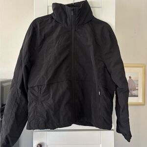 Quince Black Windbreaker